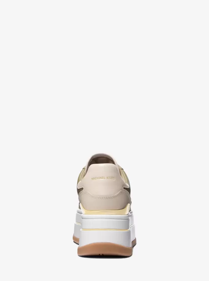 Hayes Two-Tone Leather Platform Sneaker Hayes Two-Tone Leather Platform Sneaker
