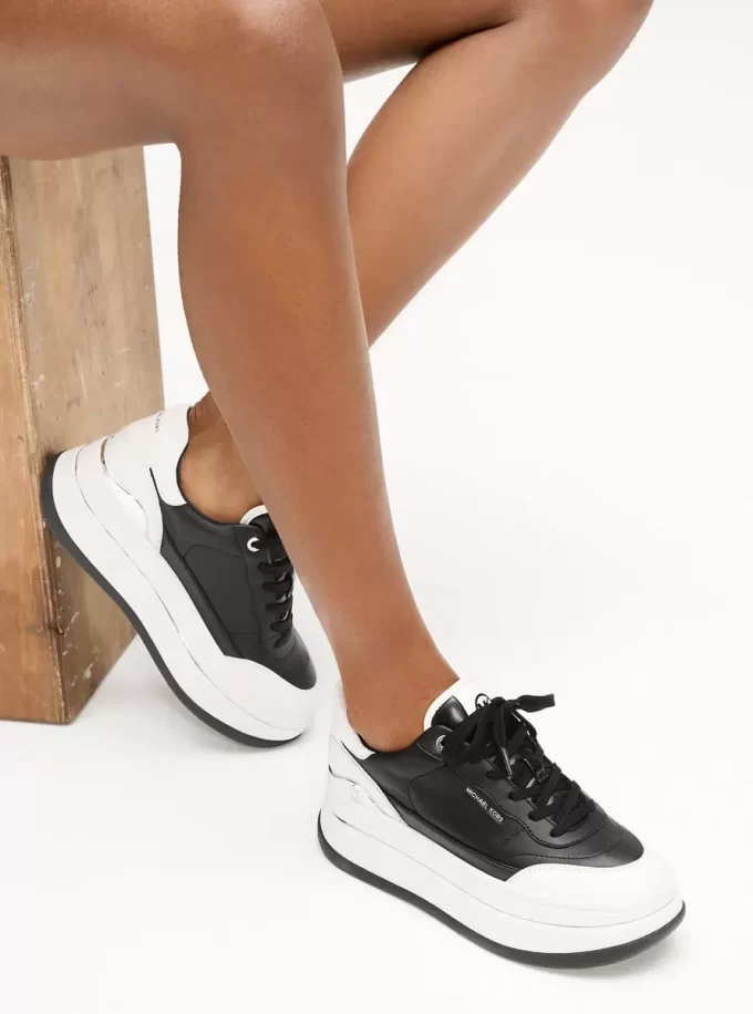 Hayes Two-Tone Leather Platform Sneaker Hayes Two-Tone Leather Platform Sneaker