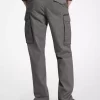 Houndstooth Cotton Zip Cargo Pants Houndstooth Cotton Zip Cargo Pants