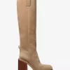 Houston Suede Block Heel Boot Houston Suede Block Heel Boot
