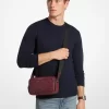 Hudson Logo Embossed Burnished Leather Crossbody Bag Hudson Logo Embossed Burnished Leather Crossbody Bag