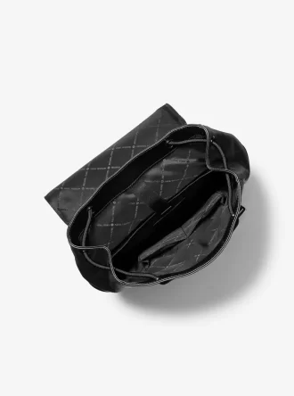 Hudson Medium Grommeted Leather Backpack