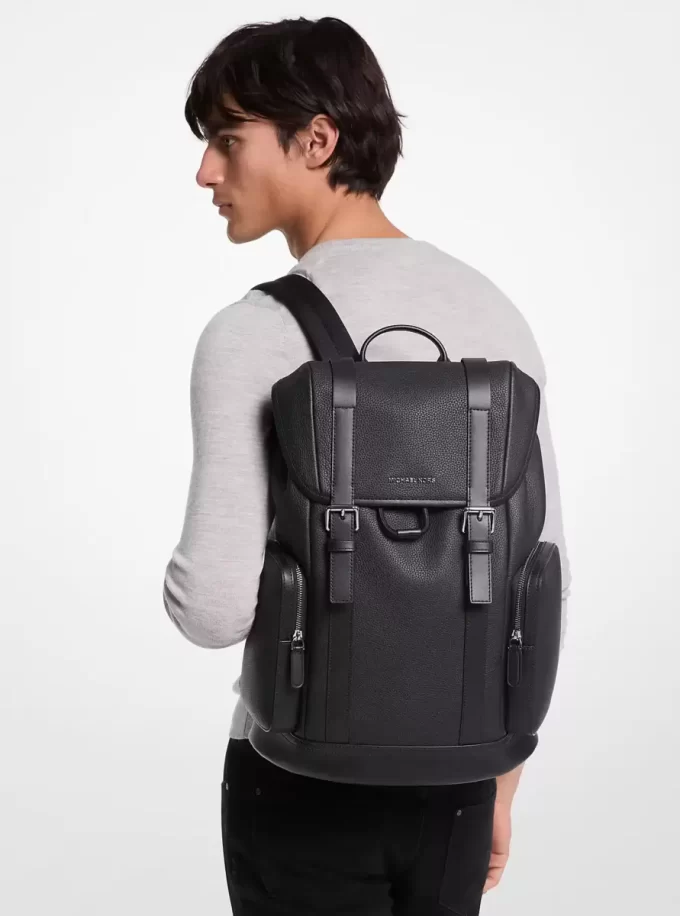 Hudson Pebbled Leather Backpack Hudson Pebbled Leather Backpack