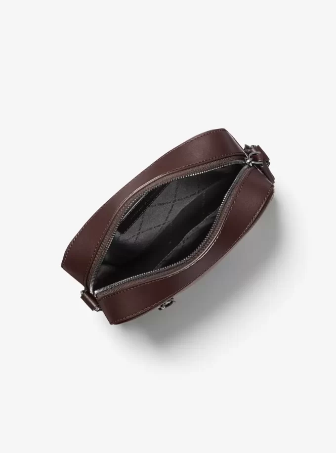 Hudson Pebbled Leather Flight Bag