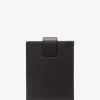 Hudson Pebbled Leather Snap Card Case Hudson Pebbled Leather Snap Card Case