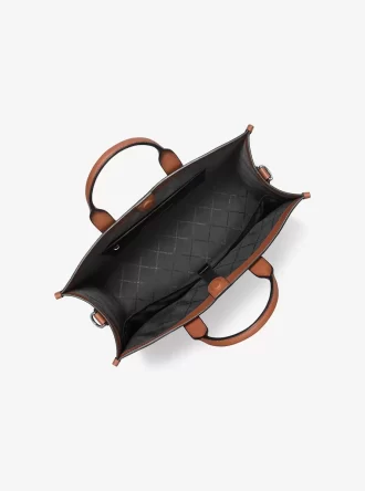 Hudson Pebbled Leather Tote Bag