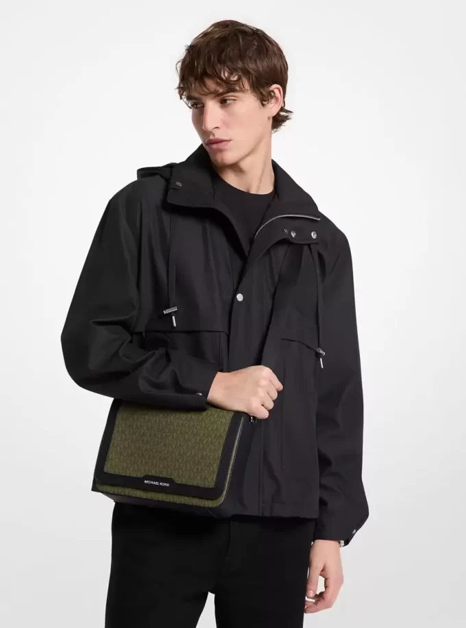 Hudson Signature Logo Crossbody Bag