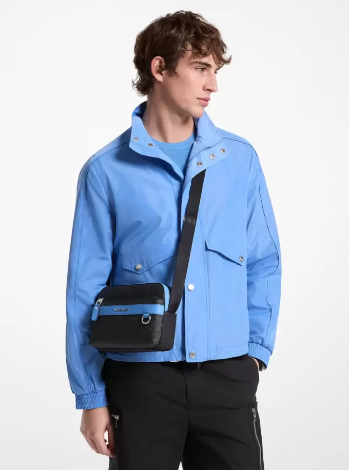 Hudson Signature Logo Utility Crossbody Bag