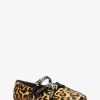 Indy Flex Leopard Print Calf Hair Ballet Flat