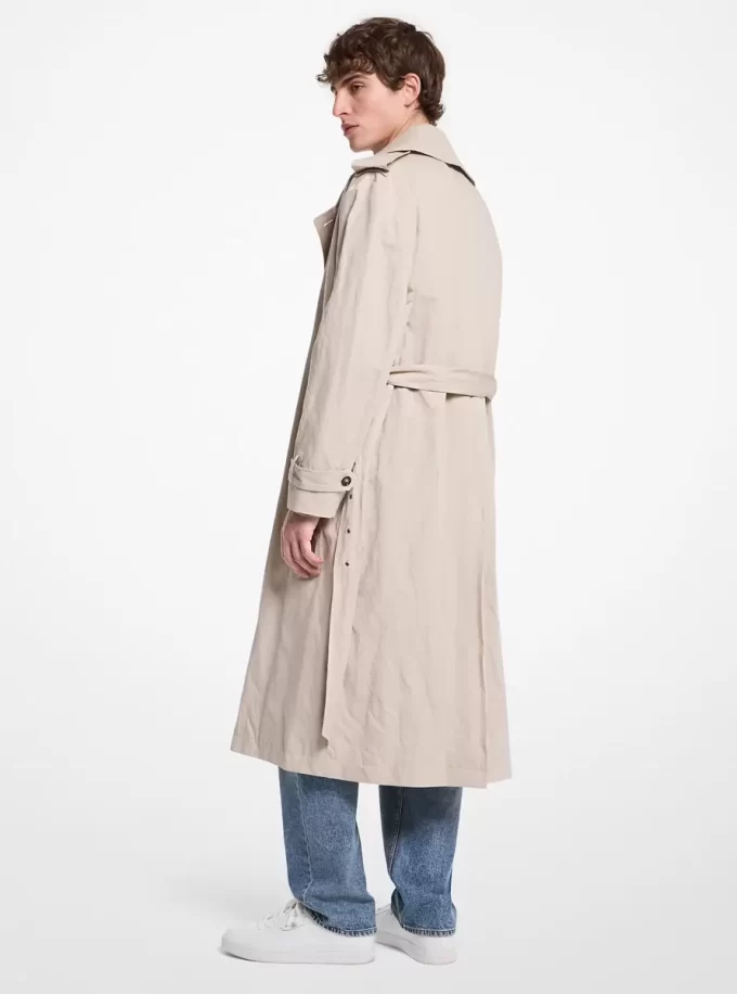 Inox Oversized Cotton Blend Trench Coat Inox Oversized Cotton Blend Trench Coat