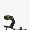 Irene Leather Kitten Heel Sandal Irene Leather Kitten Heel Sandal