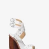 Irene Studded Leather Block Heel Sandal Irene Studded Leather Block Heel Sandal