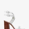 Irene Studded Leather Block Heel Sandal Irene Studded Leather Block Heel Sandal