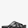 Irene Studded Leather Flat Sandal Irene Studded Leather Flat Sandal