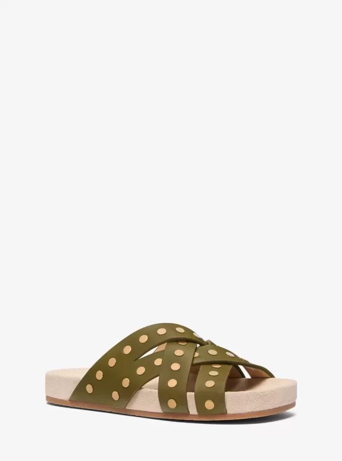 Irene Studded Leather Sandal Irene Studded Leather Sandal