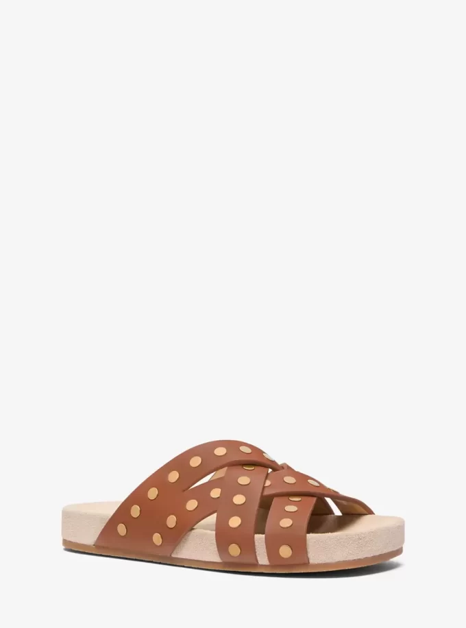 Irene Studded Leather Sandal Irene Studded Leather Sandal