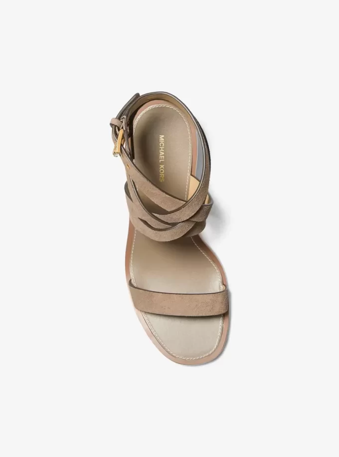 Irene Suede Kitten Heel Sandal Irene Suede Kitten Heel Sandal