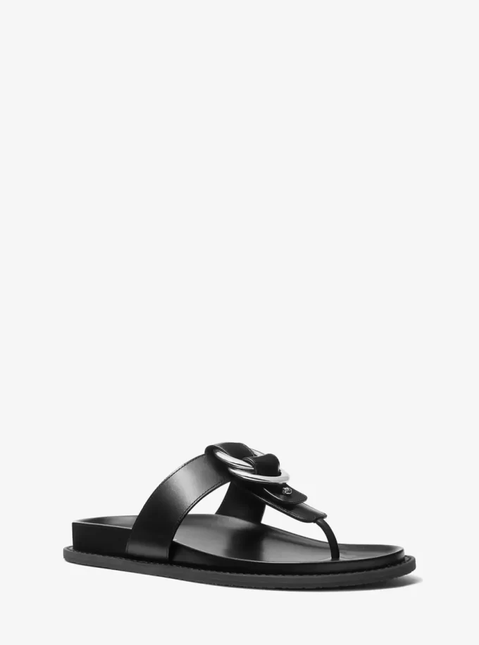 Jaden Leather Thong Sandal