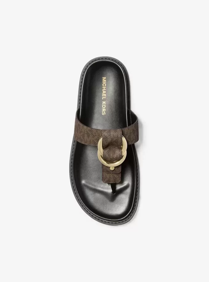 Jaden Signature Logo Thong Sandal Jaden Signature Logo Thong Sandal