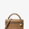 Jana Extra-Small Crocodile Embossed Leather Convertible Crossbody Bag