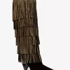 Jayla Embellished Suede Fringed Boot Jayla Embellished Suede Fringed Boot