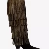 Jayla Embellished Suede Fringed Boot Jayla Embellished Suede Fringed Boot