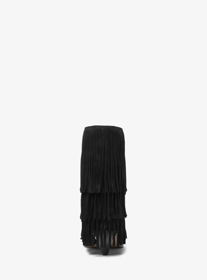 Jayla Suede Fringed Ankle Boot