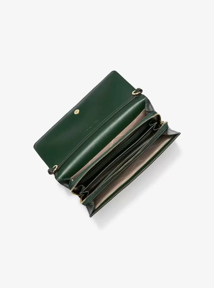 Jet Set Large Ombré Signature Logo Crossbody Bag