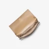 Jet Set Medium Embellished Metallic Leather Clutch