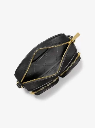 Jet Set Medium Leather Crossbody Bag with Case for Apple Airpods Pro®