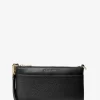 Jet Set Medium Pebbled Leather Wristlet Jet Set Medium Pebbled Leather Wristlet