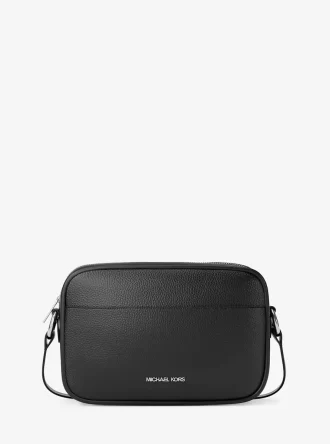 Jet Set Pebbled Leather Camera Crossbody Bag