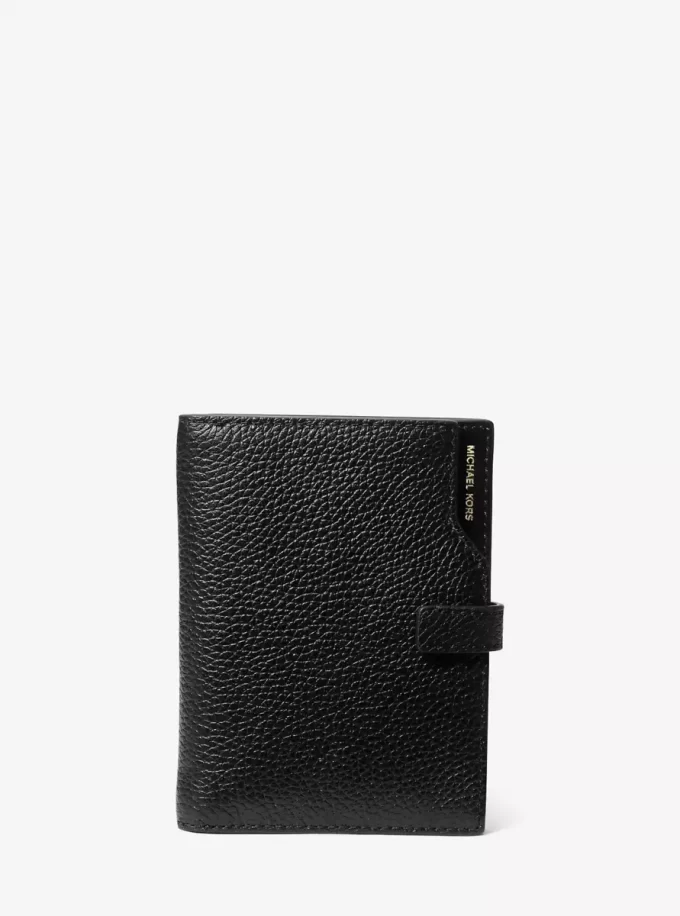 Jet Set Pebbled Leather Passport Wallet Jet Set Pebbled Leather Passport Wallet
