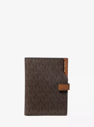Jet Set Signature Logo Passport Wallet