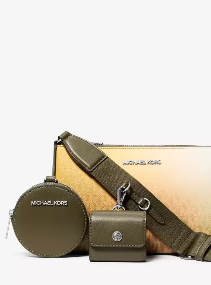 Jet Set Small Ombré Signature Logo Crossbody Bag with Case for Apple Airpods Pro® Jet Set Small Ombré Signature Logo Crossbody Bag with Case for Apple Airpods Pro®