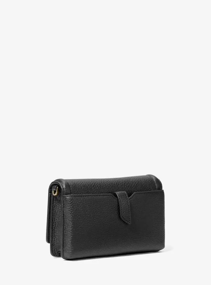 Jet Set Small Pebbled Leather Smartphone Convertible Crossbody Bag Jet Set Small Pebbled Leather Smartphone Convertible Crossbody Bag