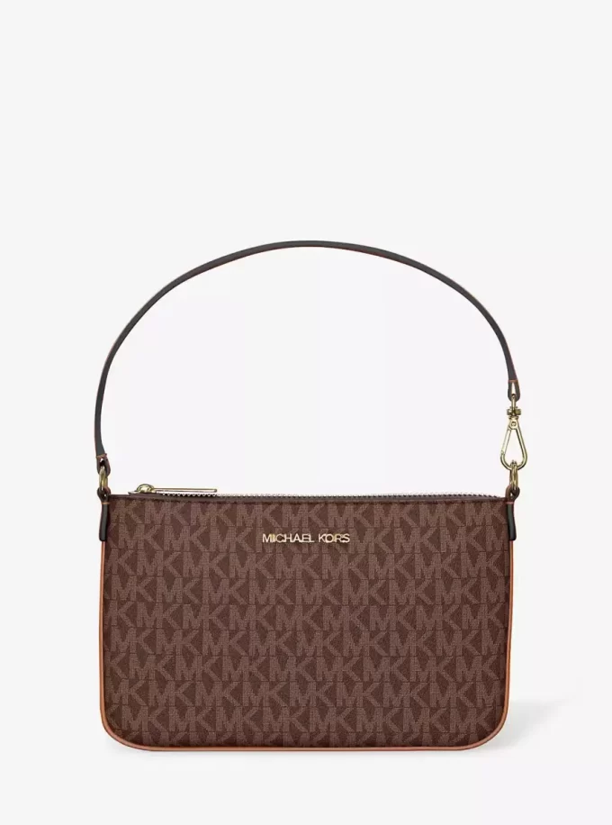 Jet Set Small Signature Logo Convertible Wristlet