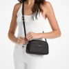 Jet Set Small Studded Pebbled Leather Camera Crossbody Bag Jet Set Small Studded Pebbled Leather Camera Crossbody Bag