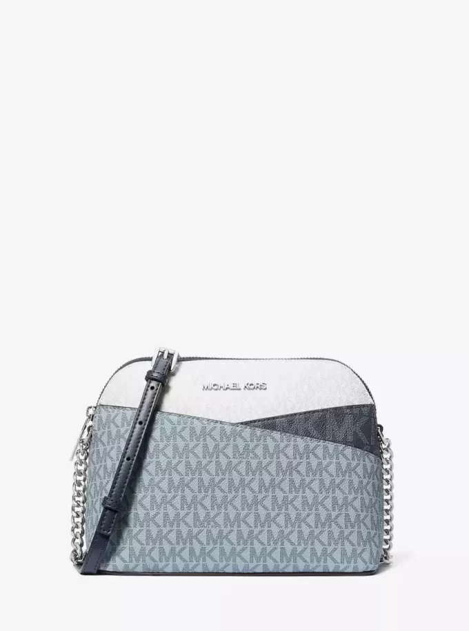 Jet Set Travel Color-Block Signature Logo Crossbody Bag Jet Set Travel Color-Block Signature Logo Crossbody Bag