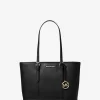 Jet Set Travel Small Saffiano Leather Top-Zip Tote Bag Jet Set Travel Small Saffiano Leather Top-Zip Tote Bag
