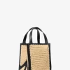 Jordi Small Hand-Crocheted and Leather Tote Bag