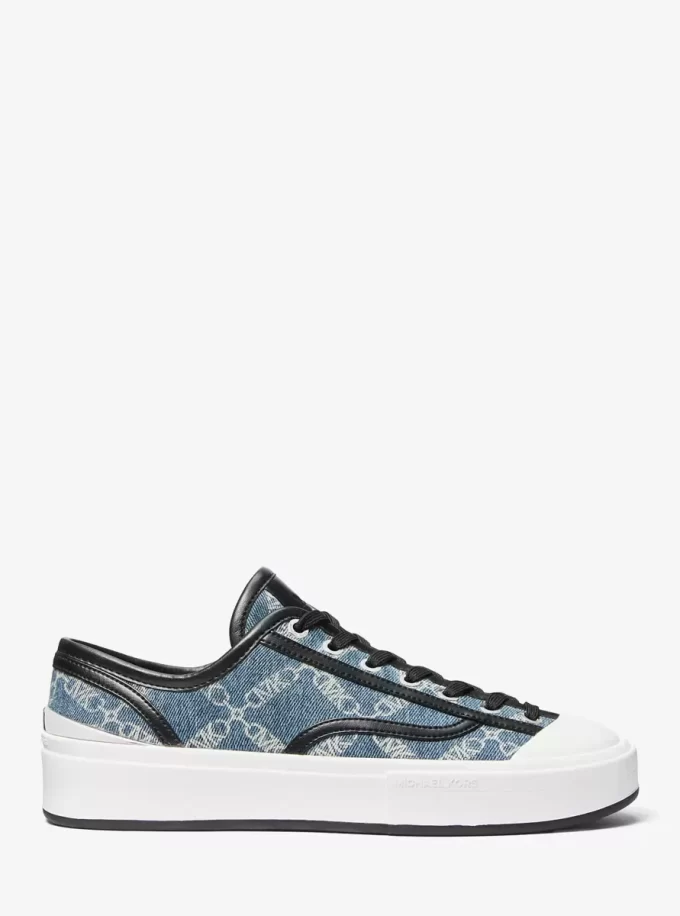 Jude Empire Diamond Jacquard Denim Sneaker Jude Empire Diamond Jacquard Denim Sneaker