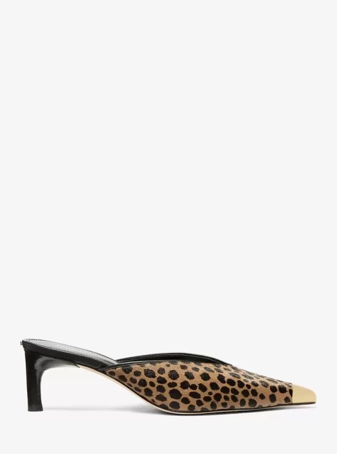 Kasia Cheetah Print Calf Hair Mule Kasia Cheetah Print Calf Hair Mule