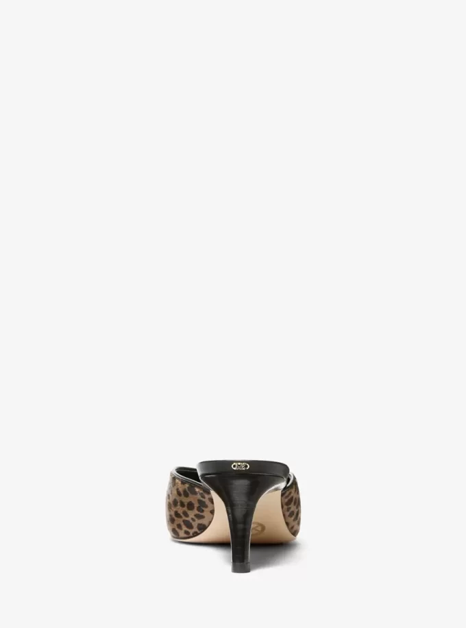 Kasia Cheetah Print Calf Hair Mule Kasia Cheetah Print Calf Hair Mule
