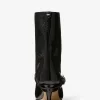 Kasia Snake Embossed Leather Buckle Boot