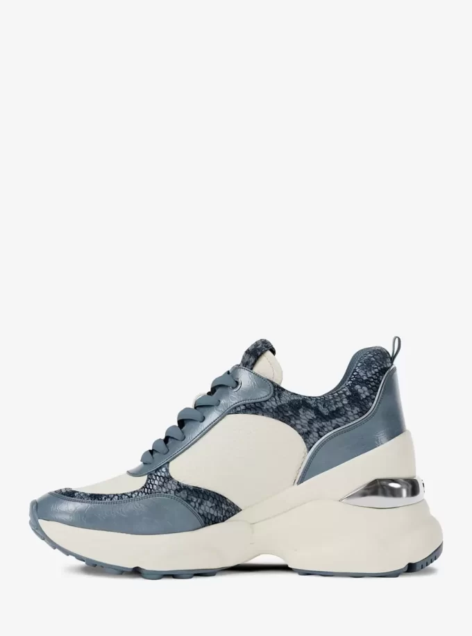 Katrina Mixed-Media Wedge Trainer Katrina Mixed-Media Wedge Trainer