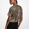 KORS Sequined Boxy T-Shirt