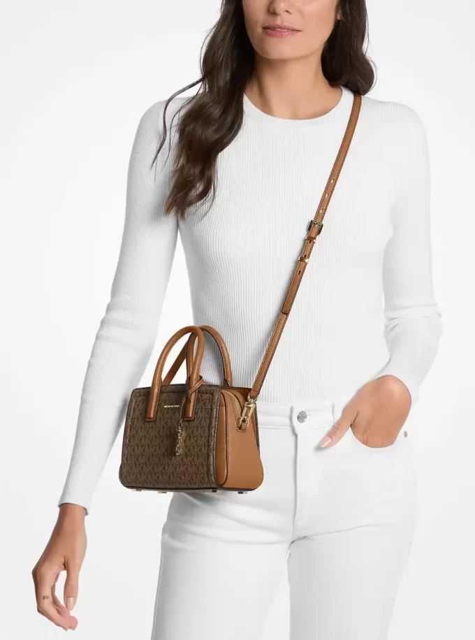 Laila Extra-Small Signature Logo Crossbody Bag Laila Extra-Small Signature Logo Crossbody Bag