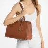 Laila Medium Leather Tote Bag