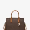 Laila Medium Signature Logo Satchel Laila Medium Signature Logo Satchel